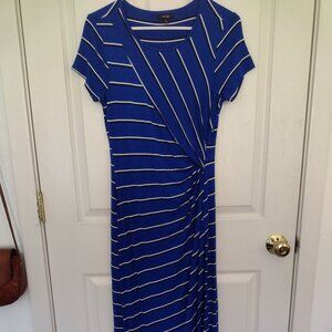 Blue Striped Apt 9 Maxi Dress (Women's M)